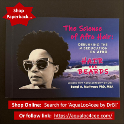 Paperback - The Science of Afro Hair: Debunking the Miseducation on Afro Hair, Beards &amp; Dry Skin